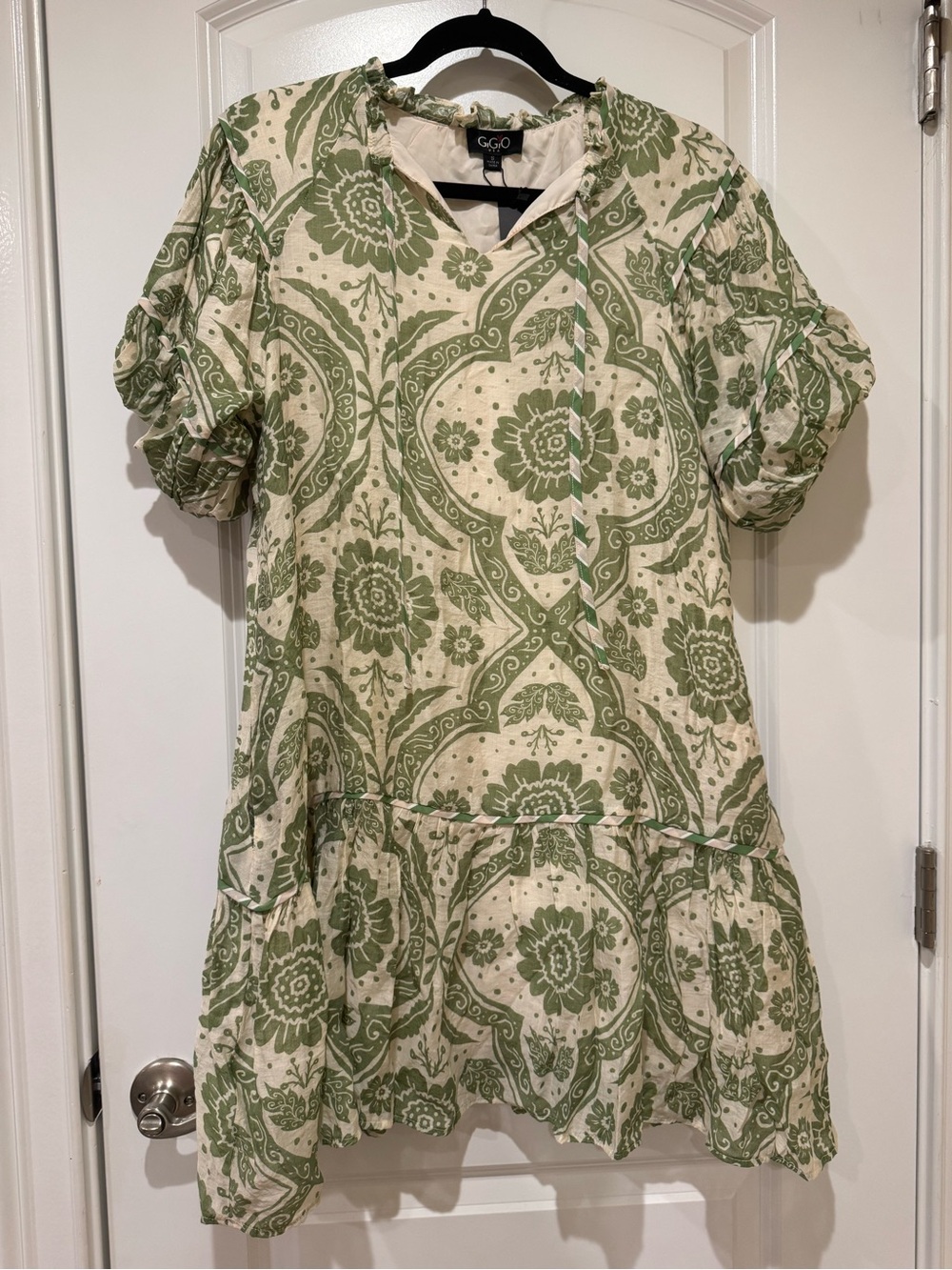 GIGI Green Floral Mini Dress